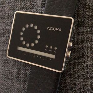 Nooka Zirc watch black and silver